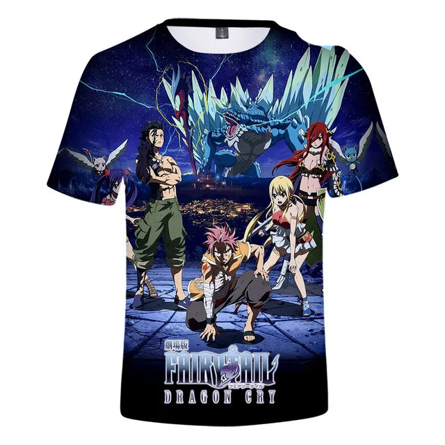 Fairy Tail Unisex Harajuku T-Shirt