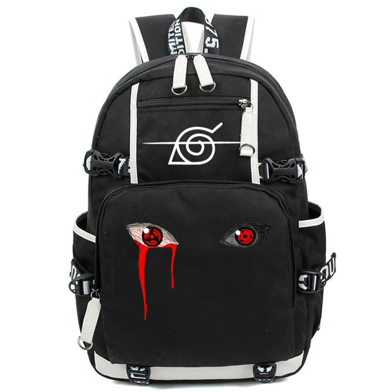3-Piece Naruto Uzumaki Backpack Set