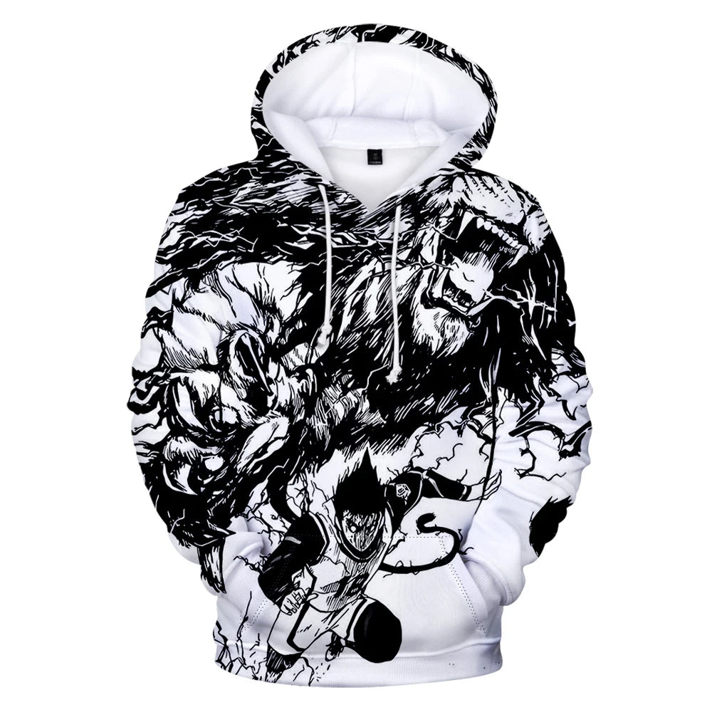 Blue Lock Anime Hoodie – 3D Harajuku Style