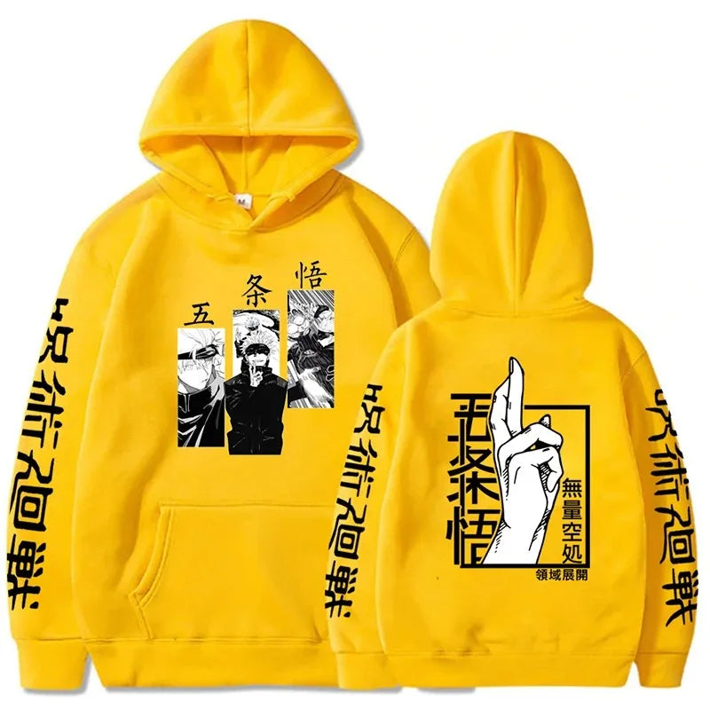 Jujutsu Kaisen Anime Hoodie - Gojo Satoru Print