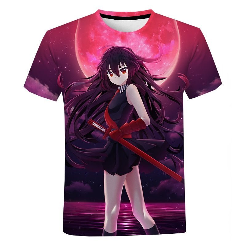 Akame Ga Kill 3d Print T-shirts