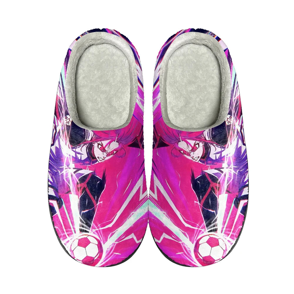 Blue Lock Home Cotton Slippers