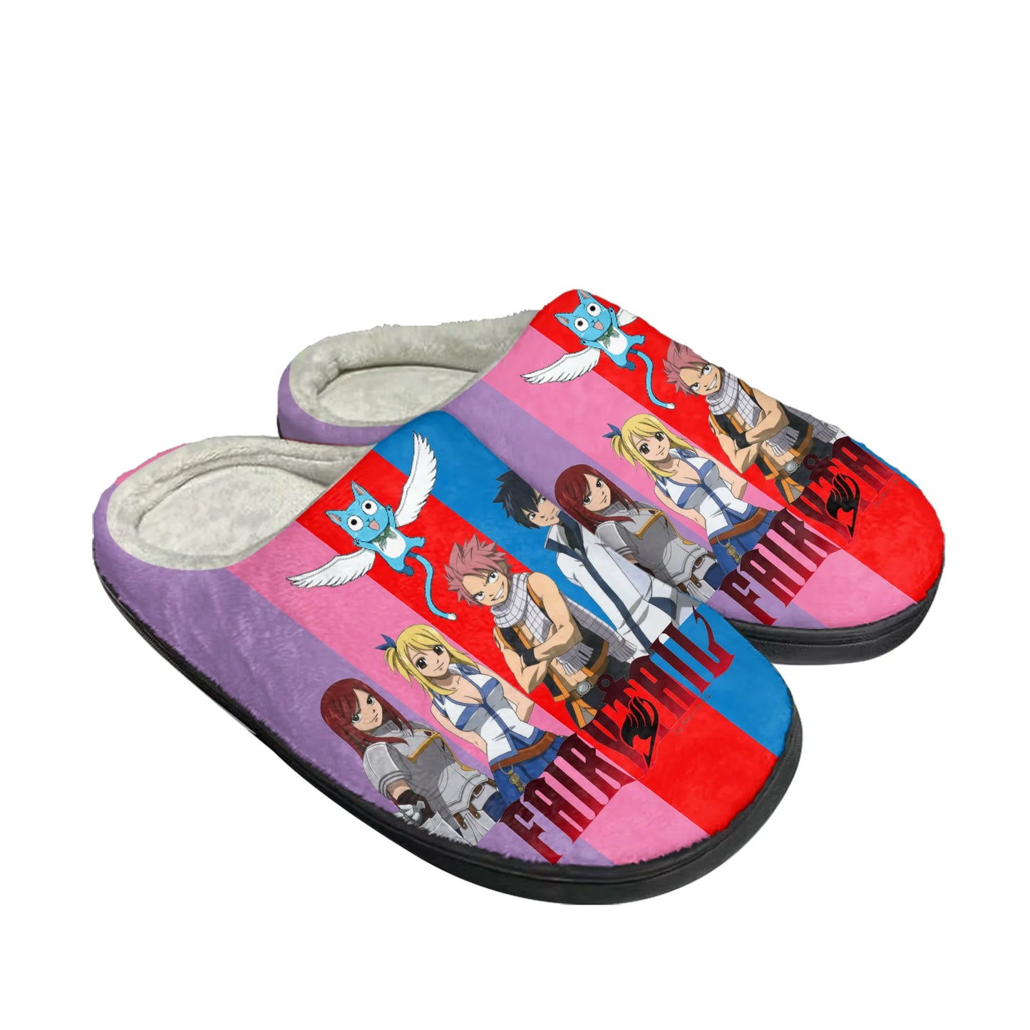 Fairy Tail Natsu Dragneel Home Cotton Custom Slippers