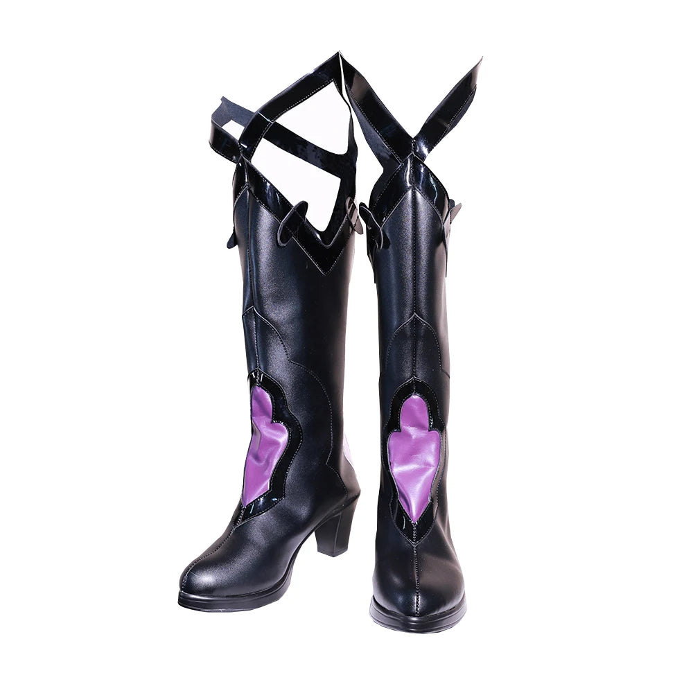 Honkai Star Rail Black Swan Cosplay Shoes