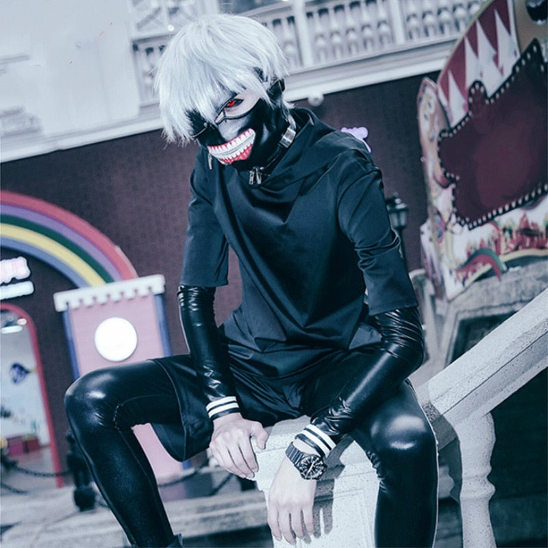 Tokyo Ghoul Kaneki Ken Cosplay Full Set Anime Fantasy Land