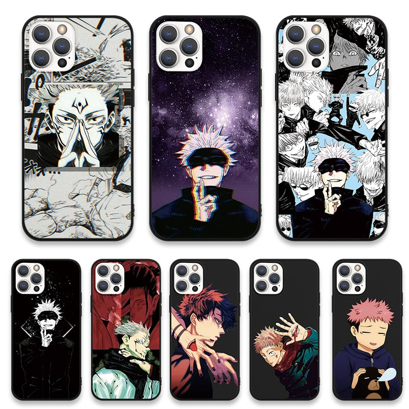 Jujutsu Kaisen Yuji Itadori Satoru Gojo iPhone Case Anime