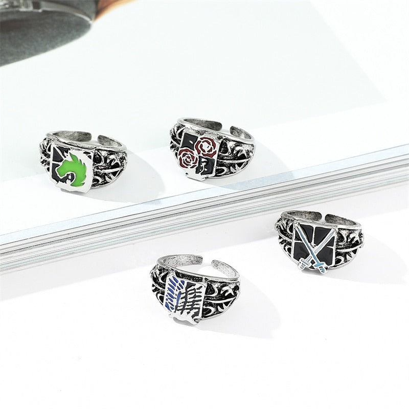 Attack on Titan Ring Rose Sword
