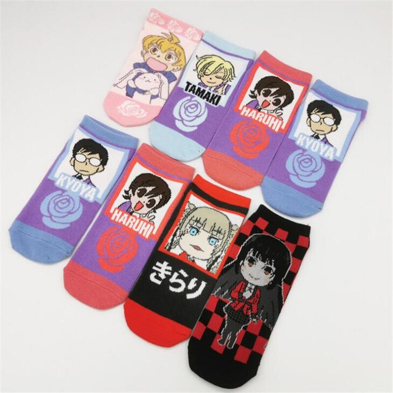 Kakegurui Compulsive Gambler cotton socks