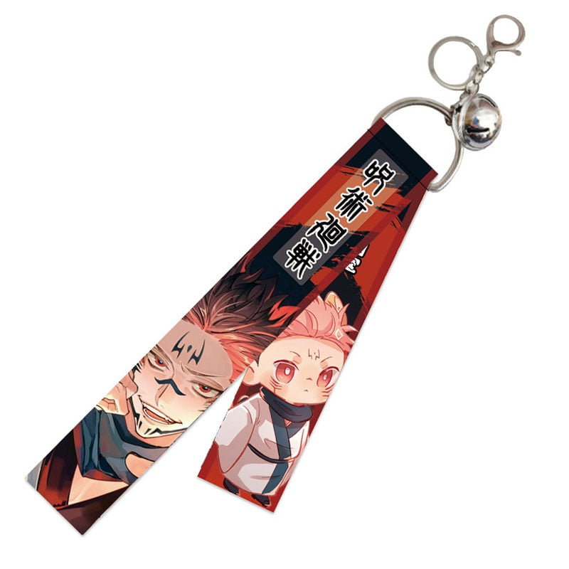 Jujutsu Kaisen Gojo Satoru/Yuji Itadori Lanyard Strap Keychain