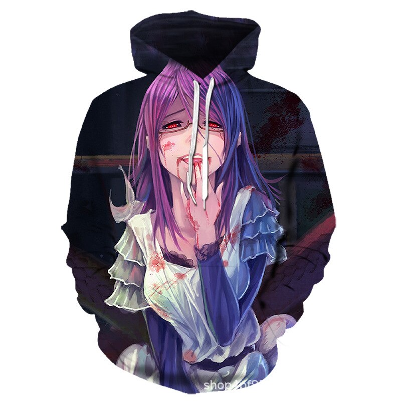 Tokyo Ghoul 3D Hoodies