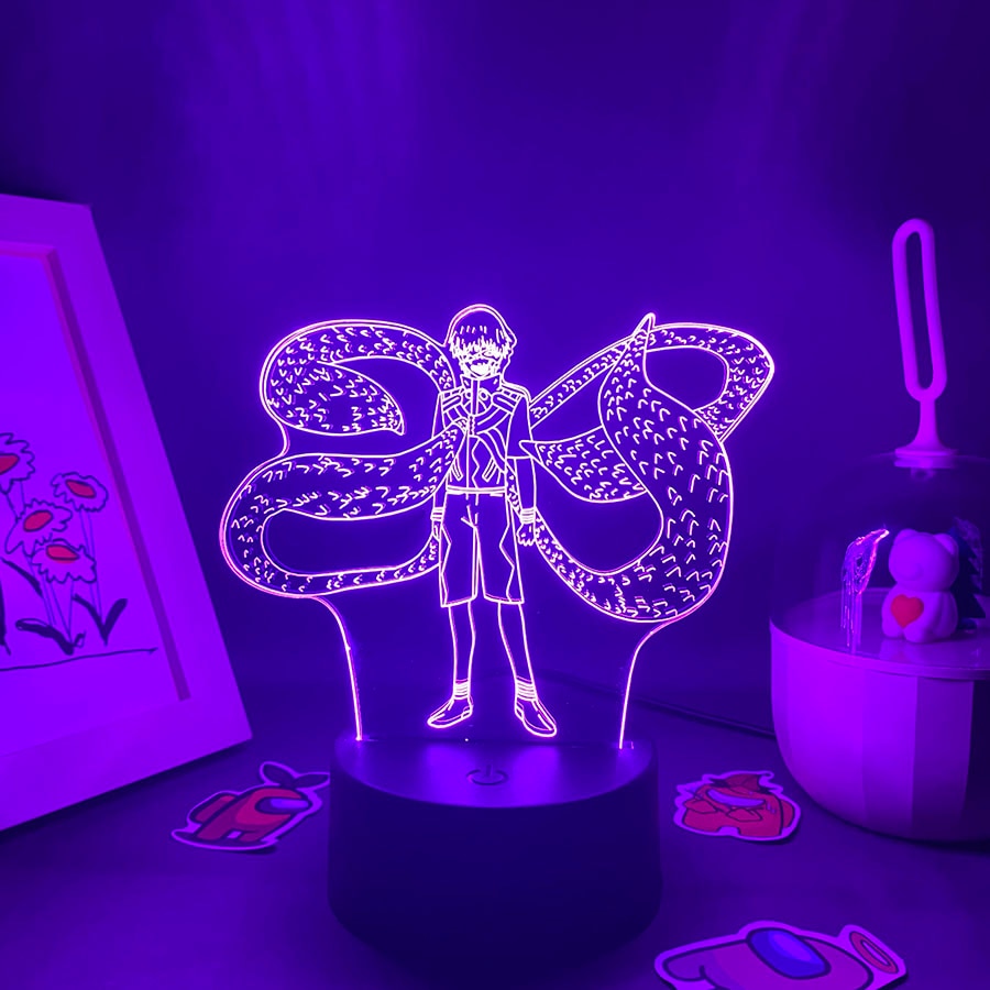Tokyo Ghoul Kaneziki 3D Neon Led Night Lights