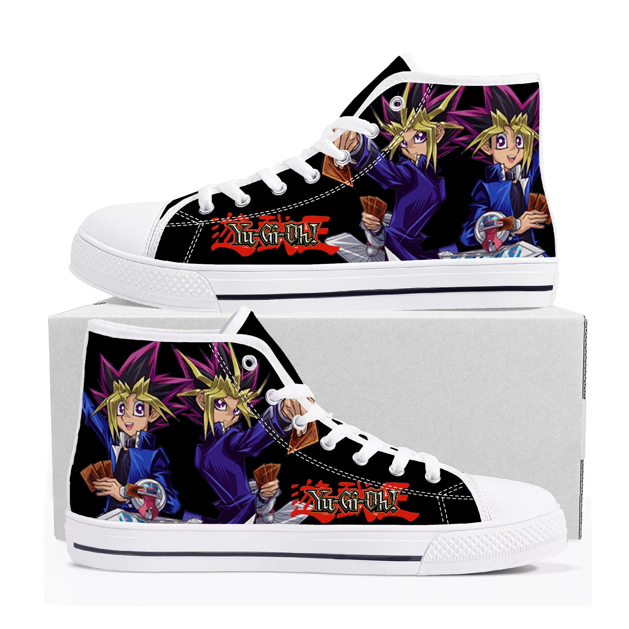 Yu-Gi-Oh Yami Mutou High Top Sneakers – Anime Fantasy Land