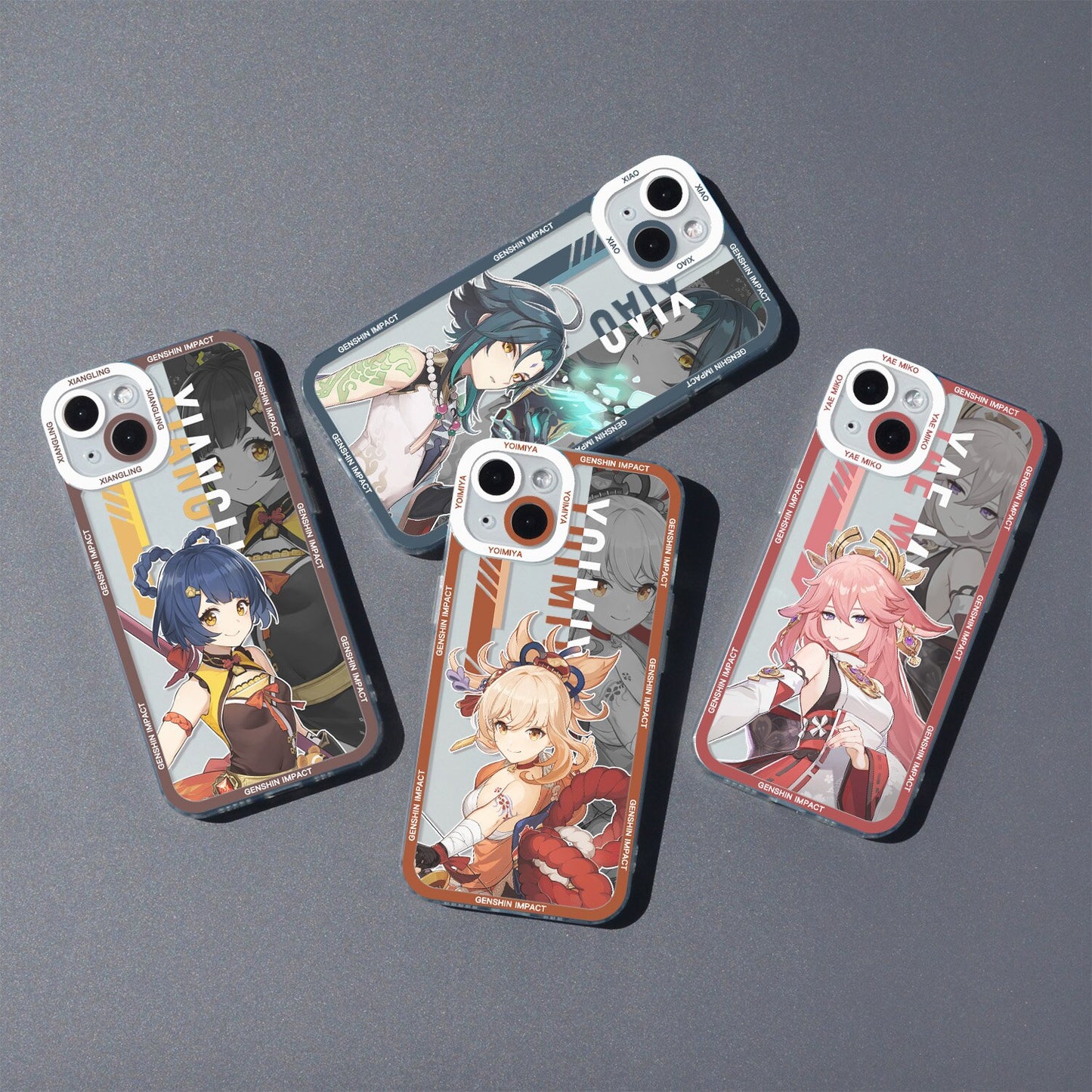 Genshin Impact Yoimiya Silicone Phone Case