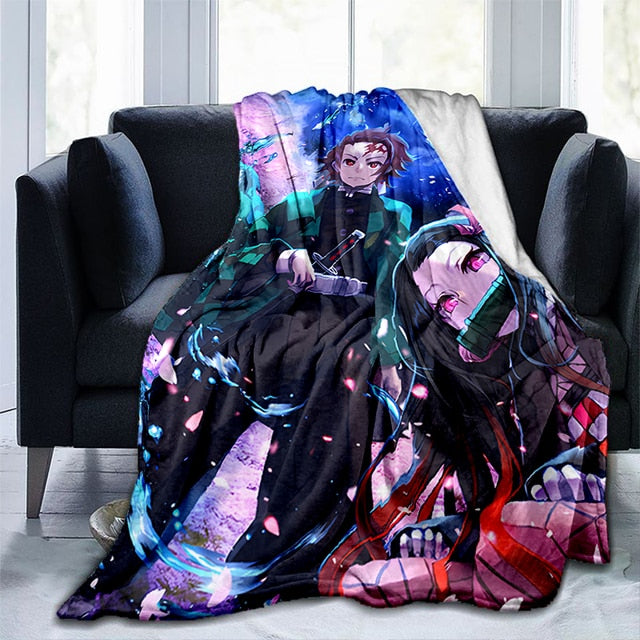 Demon Slayer Blankets - Anime Fantasy Land