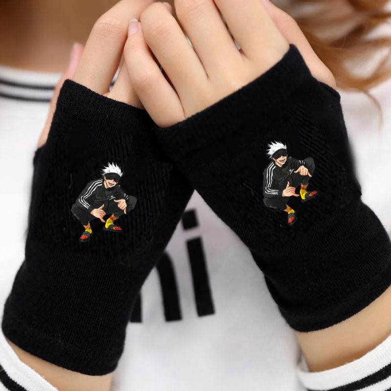 Jujutsu Kaisen Fingerless Arm Warmer Gloves