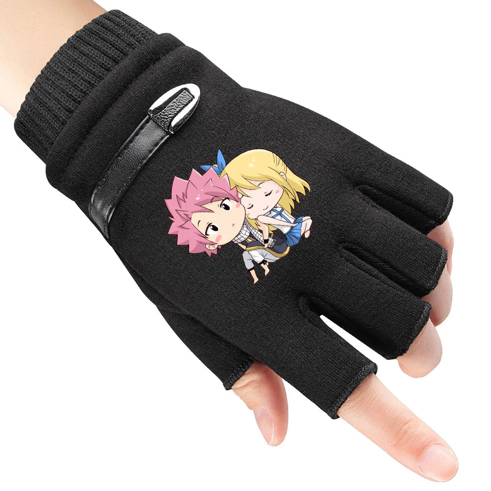 Fairy Tail Winter Knitting Gloves