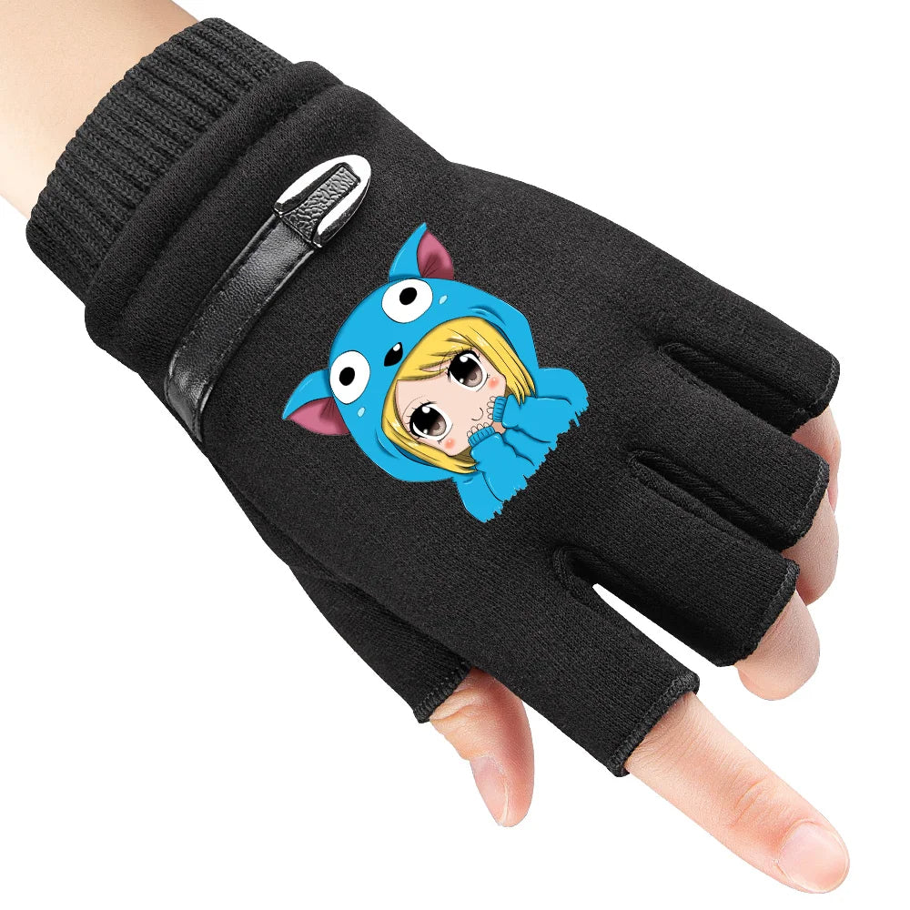 Fairy Tail Winter Knitting Gloves