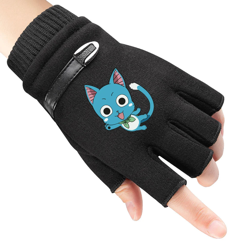 Fairy Tail Winter Knitting Gloves