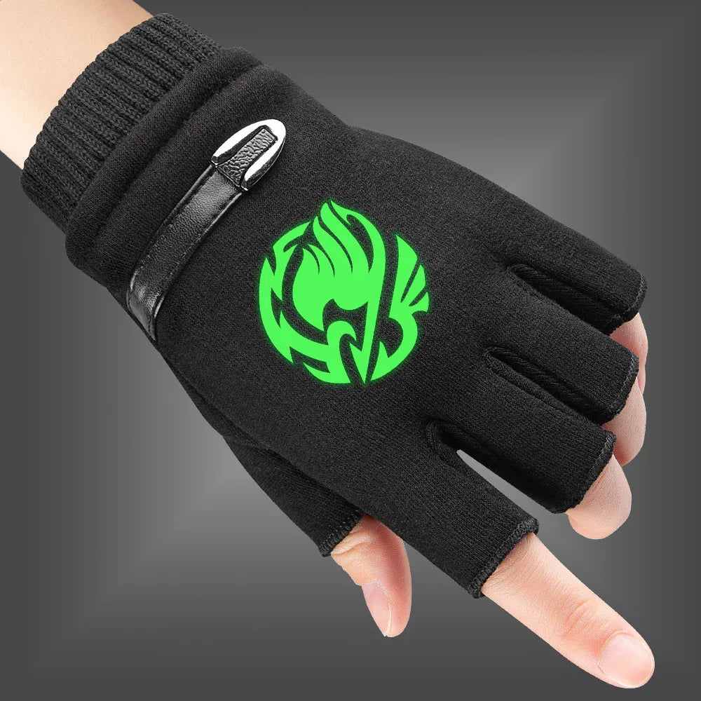 Fairy Tail Luminous Fingerless Gloves for Kids