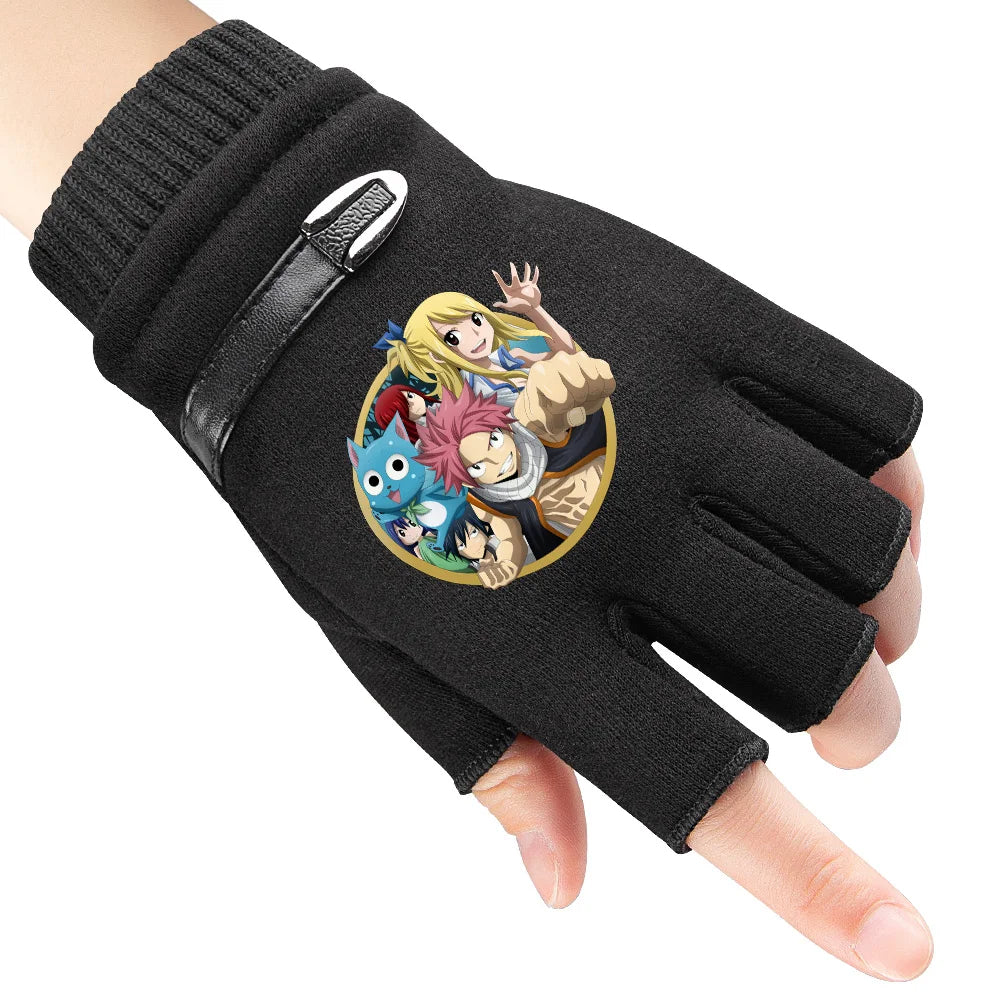 Fairy Tail Winter Knitting Gloves