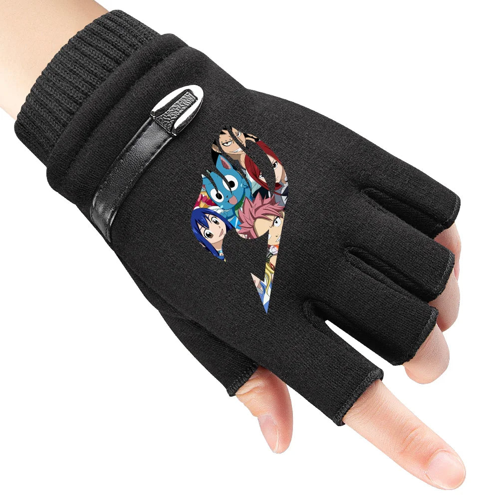 Fairy Tail Winter Knitting Gloves