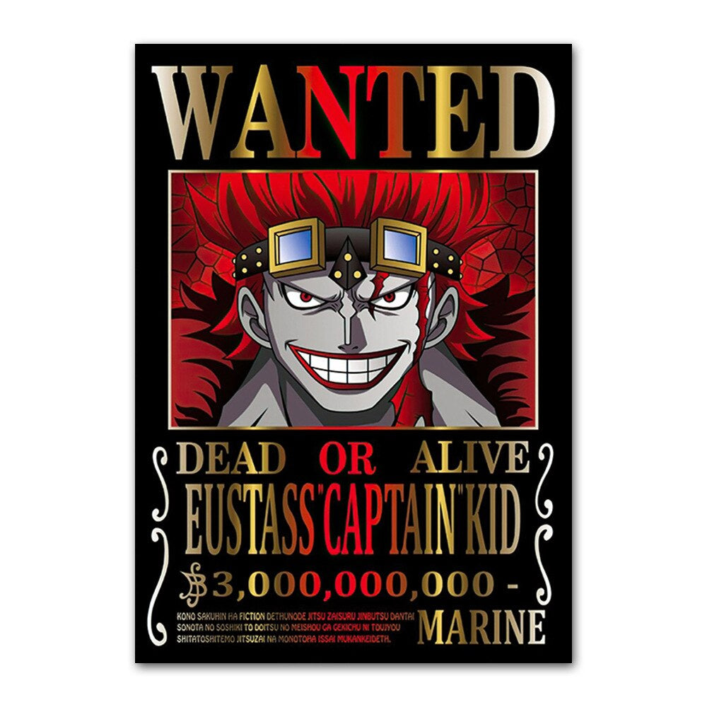 One Piece Wanted Posters