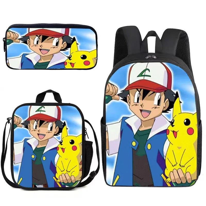 Kawaii Pikachu Anime Figures Storage Bag