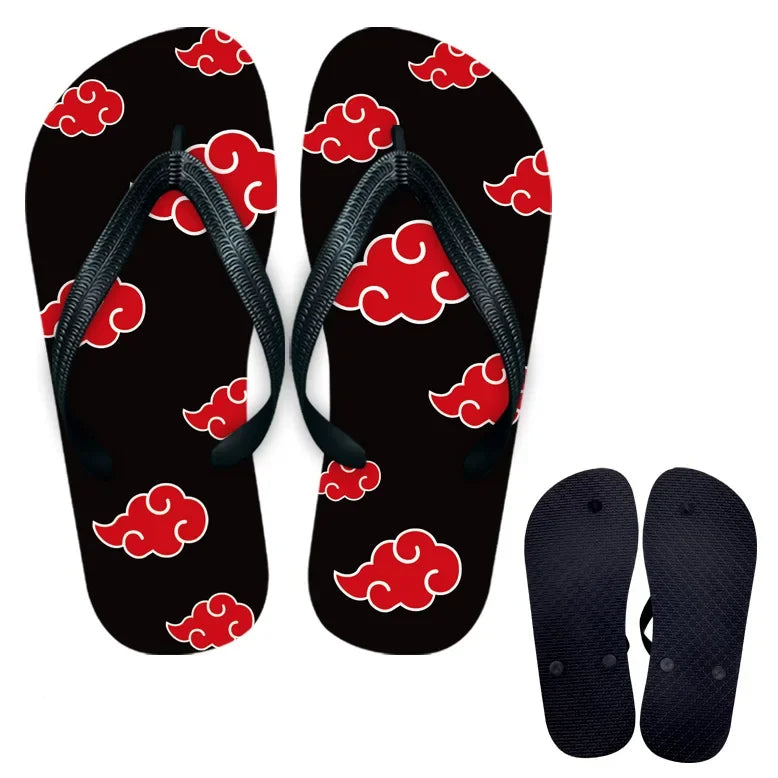 Naruto Peripheral Cartoon Flip Flops