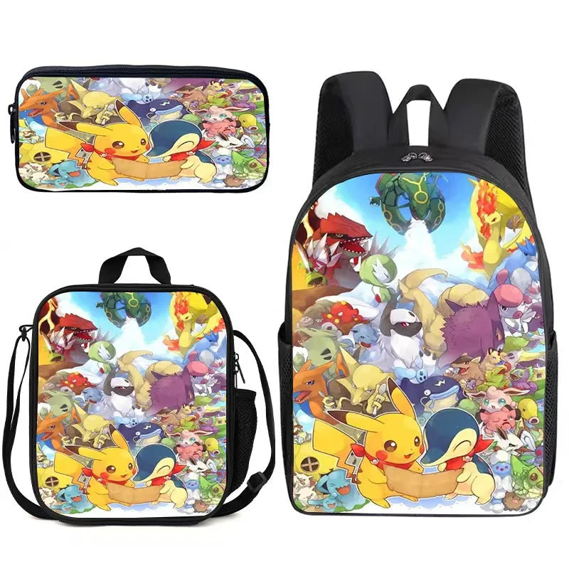 Kawaii Pikachu Anime Figures Storage Bag
