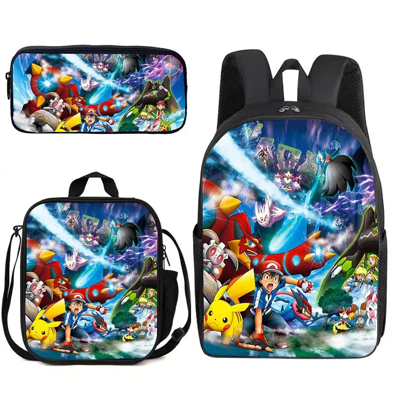Kawaii Pikachu Anime Figures Storage Bag