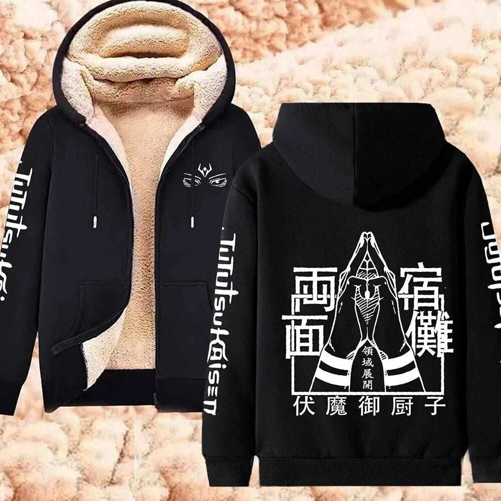 Jujutsu Kaisen Comfortable Fur Hoodie