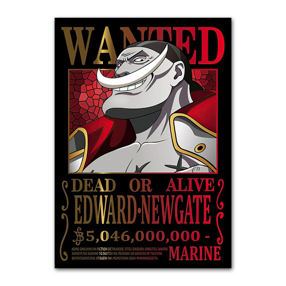 One Piece Wanted Posters