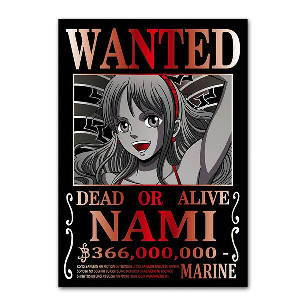One Piece Wanted Posters