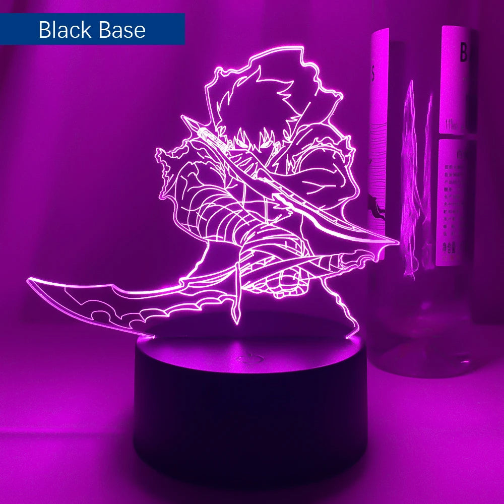 Solo Leveling 3D Lamp