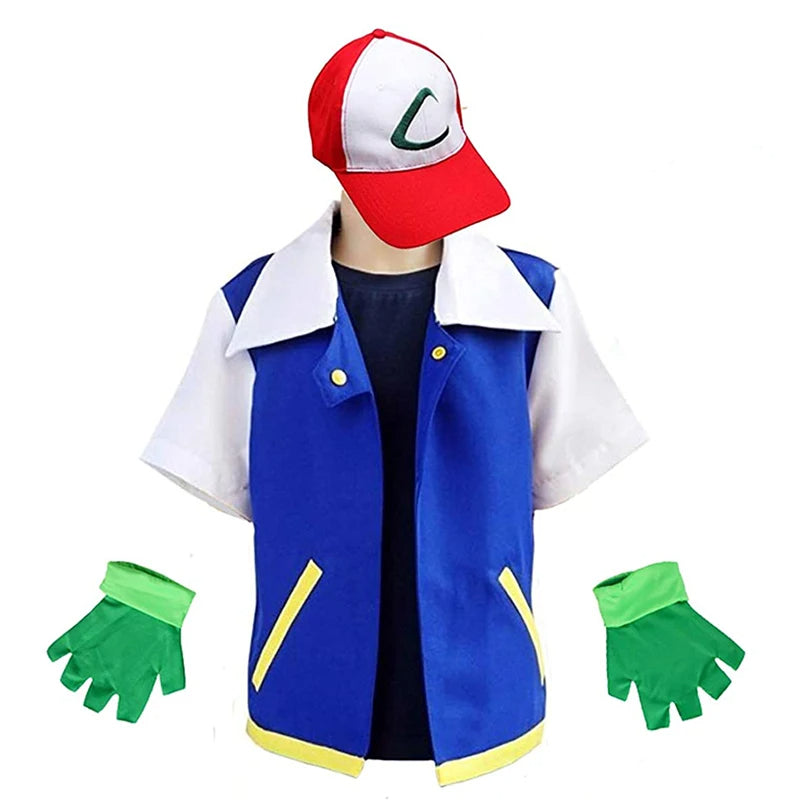 Pokémon Ash Cosplay Costume