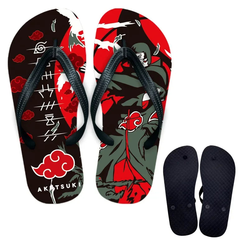 Naruto Peripheral Cartoon Flip Flops