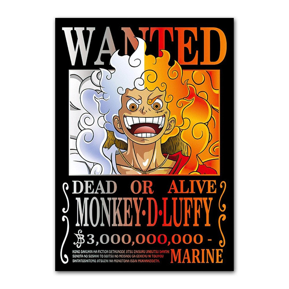 One Piece Wanted Posters
