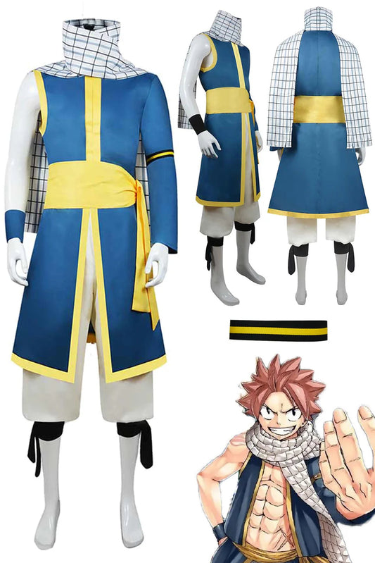 Natsu Cosplay Anime Fairy Tail Costume