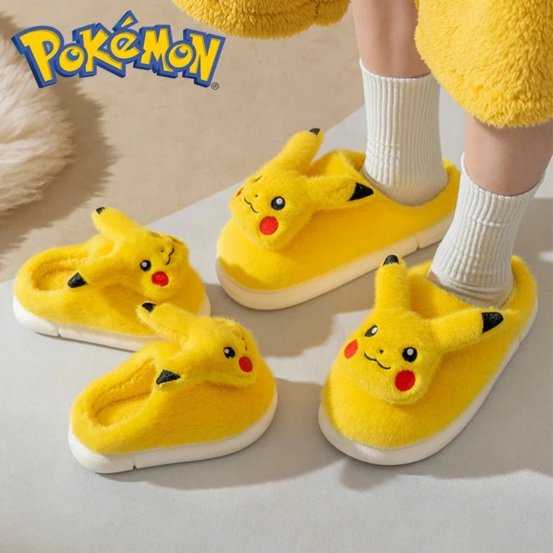 Pikachu Cotton Slippers for Kids