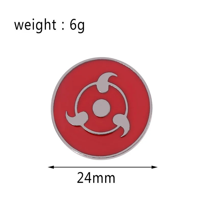 Naruto Anime Enamel Brooch