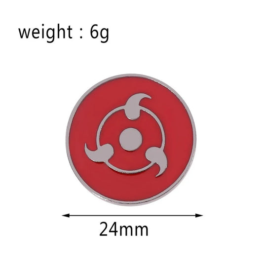 Naruto Anime Enamel Brooch