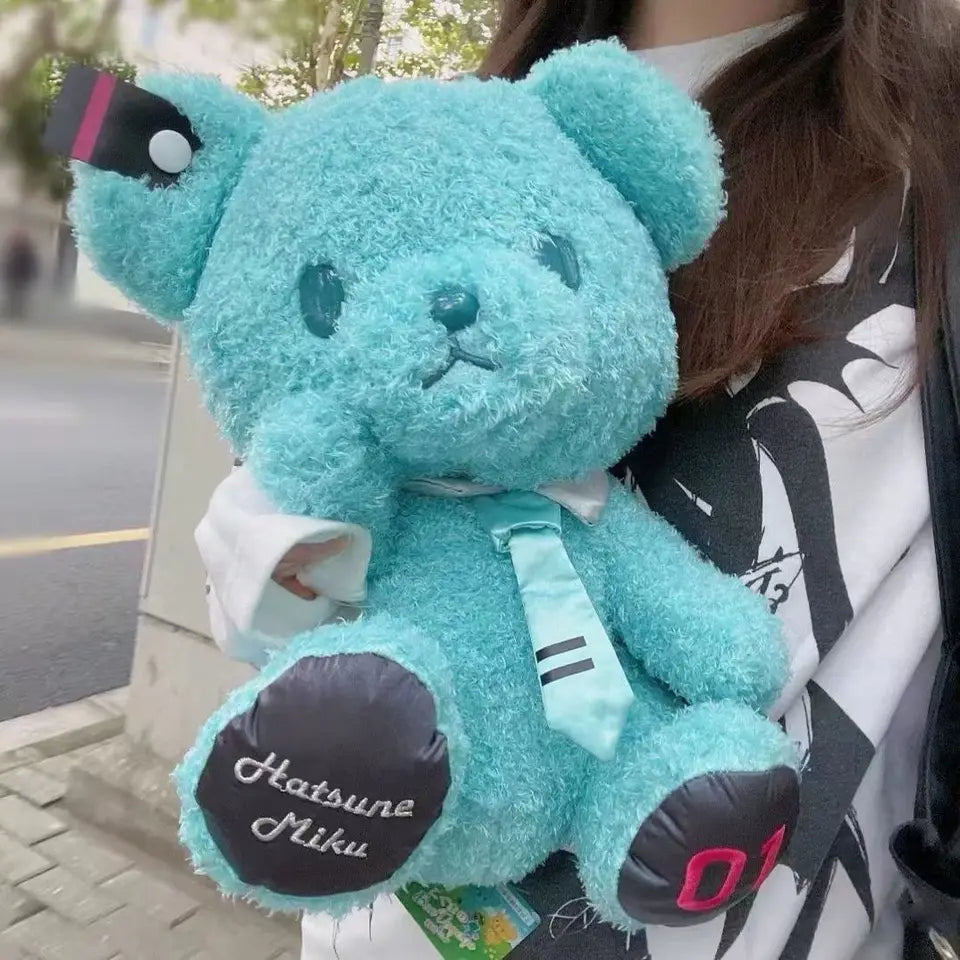 Hatsune Miku Green Bear Plushie Doll