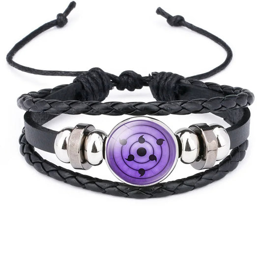 Naruto Sharingan Metal Bracelet