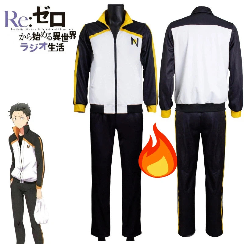 Re: Zero Kara Hajimeru Isekai Seikatsu Natsuki Subaru Cosplay