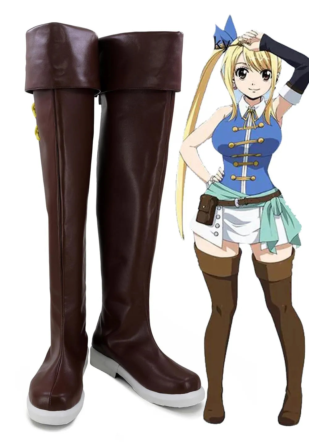 Fairy Tail Lucy Heartfilia Cosplay Long Boots