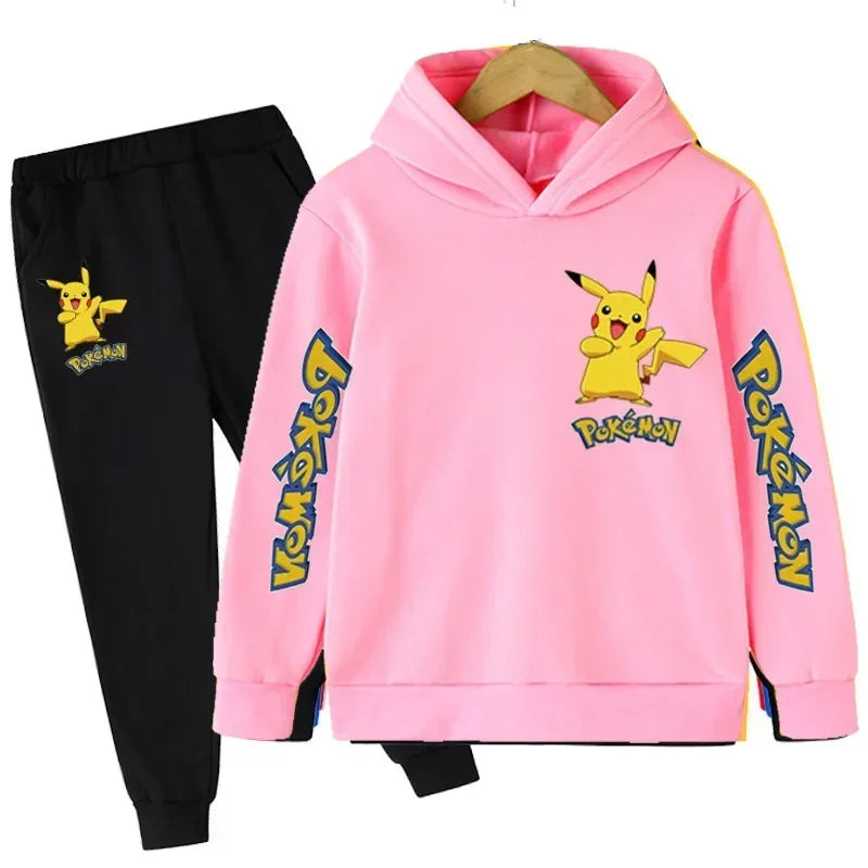 Pokémon Cartoon Anime Hoodie Set