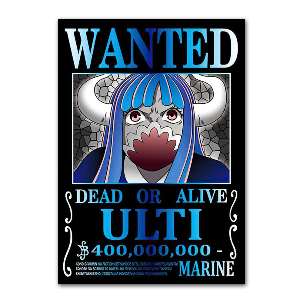 One Piece Wanted Posters
