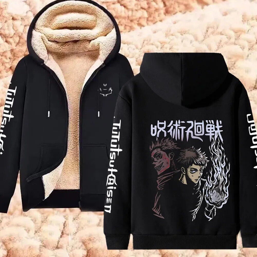 Jujutsu Kaisen Comfortable Fur Hoodie