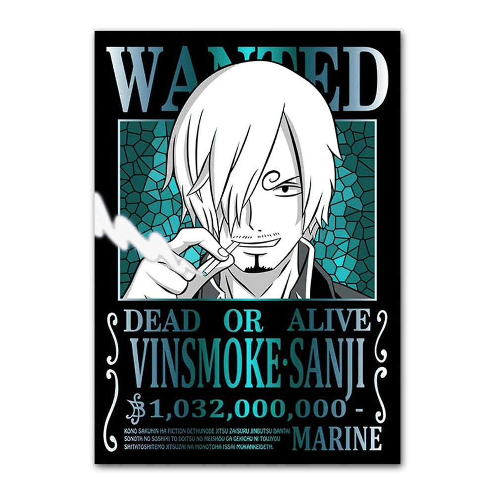 One Piece Wanted Posters