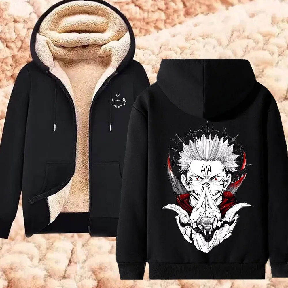 Jujutsu Kaisen Comfortable Fur Hoodie
